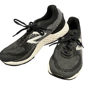 New Balance Black and White Running Shoes
